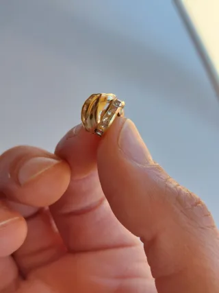 Pendientes Oro 18k con Circonitas