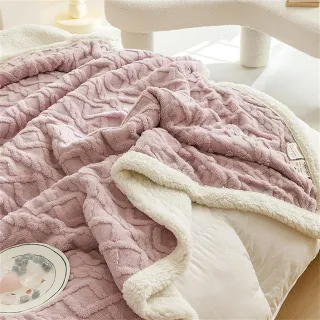 Manta Sherpa Lila Ultrasuave Grande