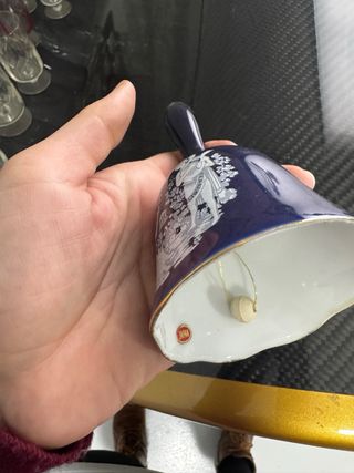 Campana porcelana japonesa vintage decorativa