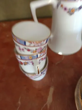 Juego de café de porcelana