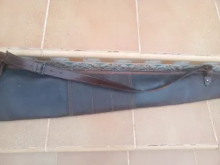 Funda de escopeta de cuero para caza