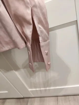 Blusa Apparentia volantes satinada T.38