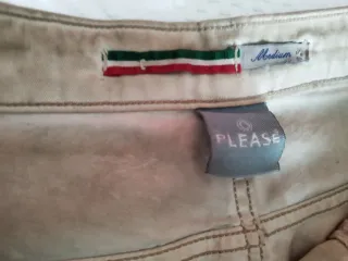 Pantalón italiano talla 40 beige/marrón