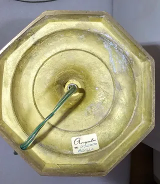 Lámpara de latón antigua