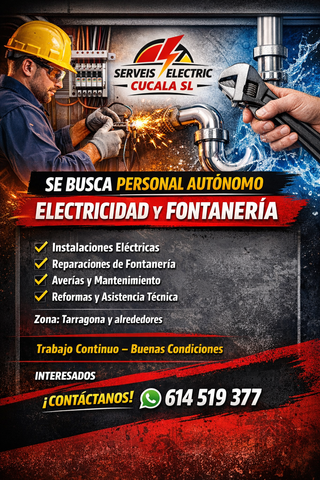 SERVEIS ELECTRIC CUCALA SL precisa incorporar cola