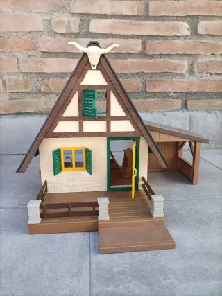 Casa de campo Playmobil con garaje