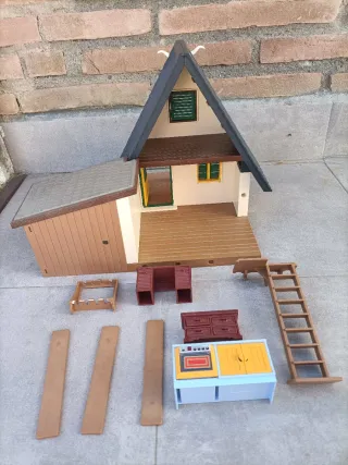 Casa de campo Playmobil con garaje