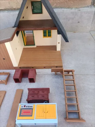 Casa de campo Playmobil con garaje