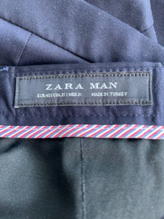 Abito Zara Uomo Blu Marina