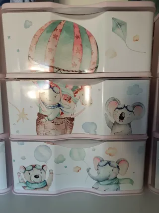 Cajonera infantil con dibujos
