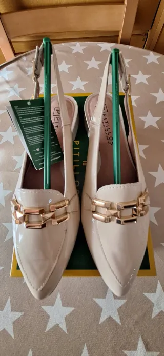 Zapatos joya charol mujer pitillos