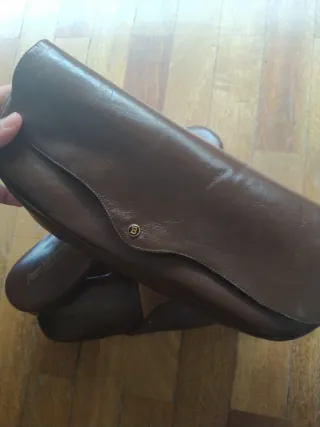 Pantofole Bosco Villalonga Marrone Come Nuove