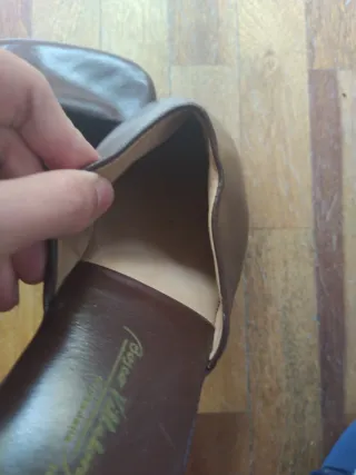 Pantofole Bosco Villalonga Marrone Come Nuove