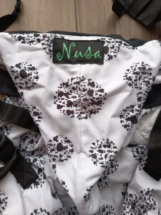 Marsupio Nusa bianco e nero