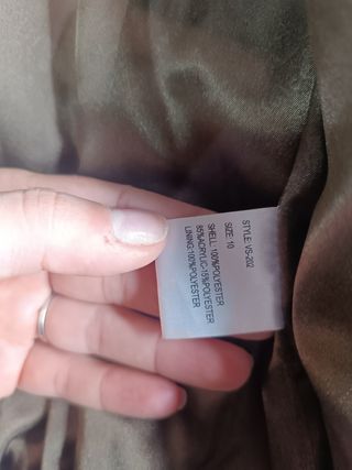 Abrigo corto pelo marrón Talla M