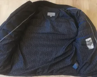 Chaqueta Calvin Klein Negra Plumas