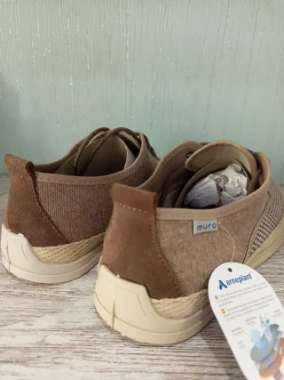 Arneplant Alpargatas Beige/Marrón Talla 39/40