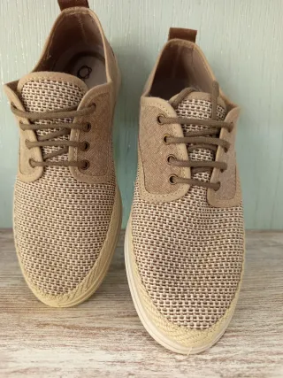 Arneplant Alpargatas Beige/Marrón Talla 39/40