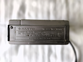 Grabadora Sanyo M1111 Cassette Vintage