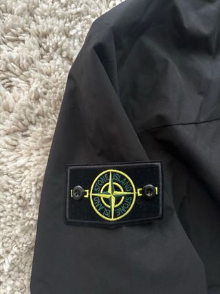 Cortavientos Stone Island Negro impremeable