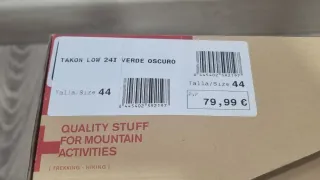 Zapatillas Trail +8000 Hombre Talla 44 Nuevas