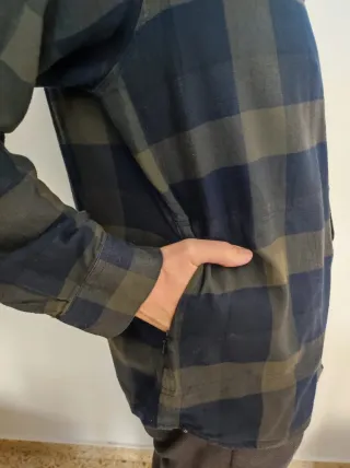 Camisa de franela de montaña hombre