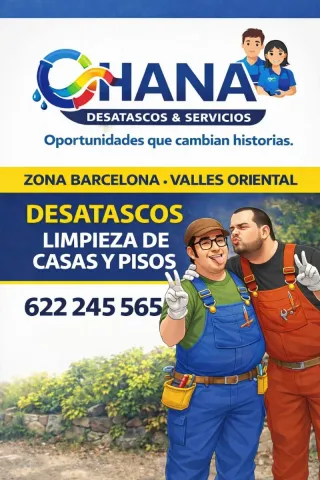 Desatascos y servicios limpieza