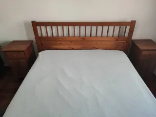 Cama de madera 150x200