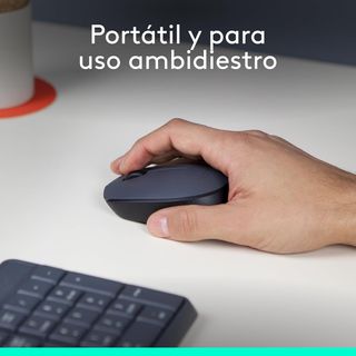 Logitech ratón inalámbrico óptico ambidextro