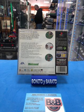 Command & Conquer Red Alert PS1 Caja Rota