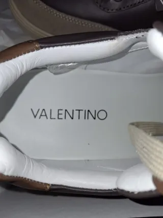 Valentino Scarpe Uomo Pelle Marrone/Beige 42