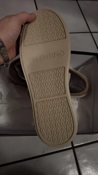 Valentino Scarpe Uomo Pelle Marrone/Beige 42