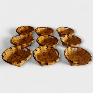 Lote 21 Paneras Castaño Mimbre