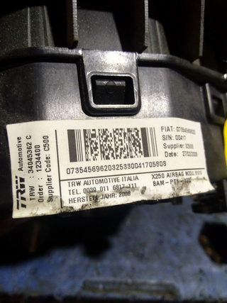 AIRBAG DELANTERO IZQUIERDO FIAT DUCATI MAXI CAJA