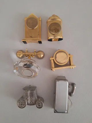 Set 6 Mini Orologi da Collezione Vintage