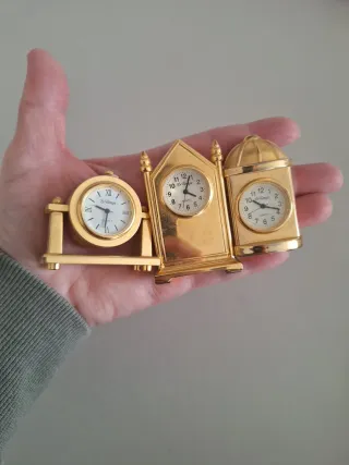 Set 6 Mini Orologi da Collezione Vintage