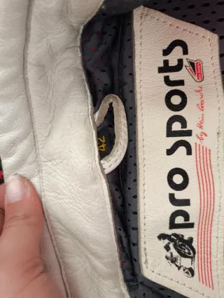 Chaqueta de piel para moto