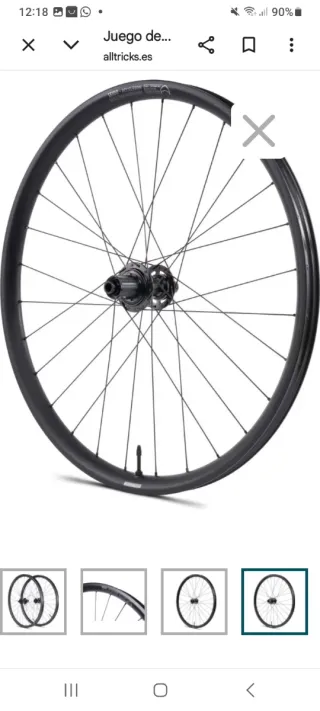 Ruedas carbono Seido Acceleron 650 mm/ 27.5 1428gr