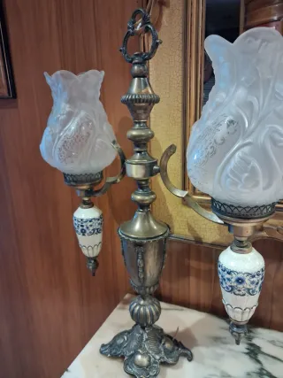 OFERTA !Lámpara Sobremesa Vintage Candelabro, muy