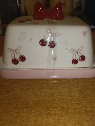 Porta burro Primark ciliegie e fiocco rosso