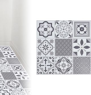 DecoMeister Pavimento Vinile Autoadesivo Piastrelle Decorative