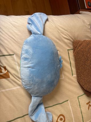 Cojín de peluche Stitch azul y rosa