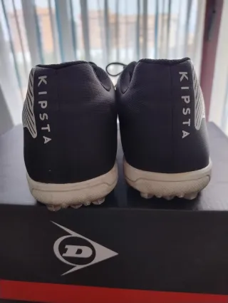 Botines de fútbol Kipsta Hombre Negro