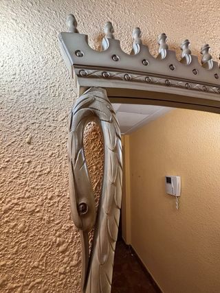 Mueble de entrada con espejo a juego