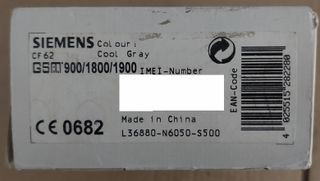 Teléfono Móvil Siemens CF-62 Plata/Blanco