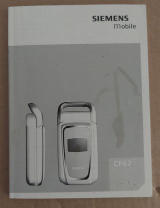 Teléfono Móvil Siemens CF-62 Plata/Blanco