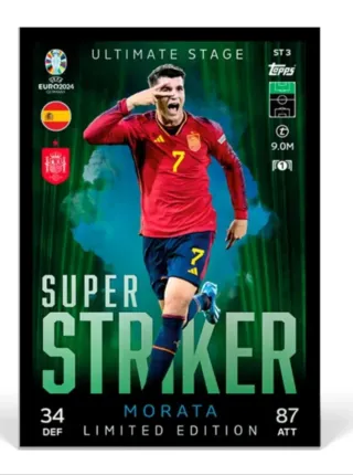 Cromo Morata ST3 Euro 2024 Topps Limited
