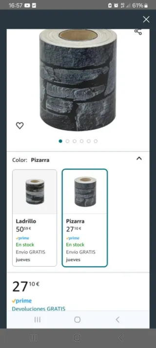 Cinta de privacidad efecto ladrillo