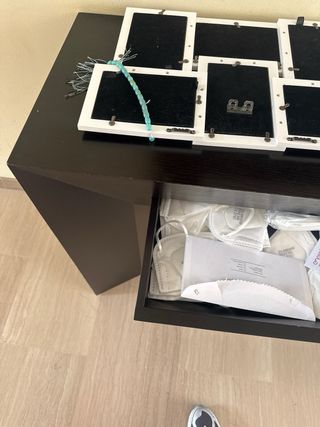 Recibidor moderno con espejo