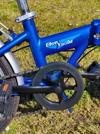 Bicicleta Plegable Urban Aluminio Azul